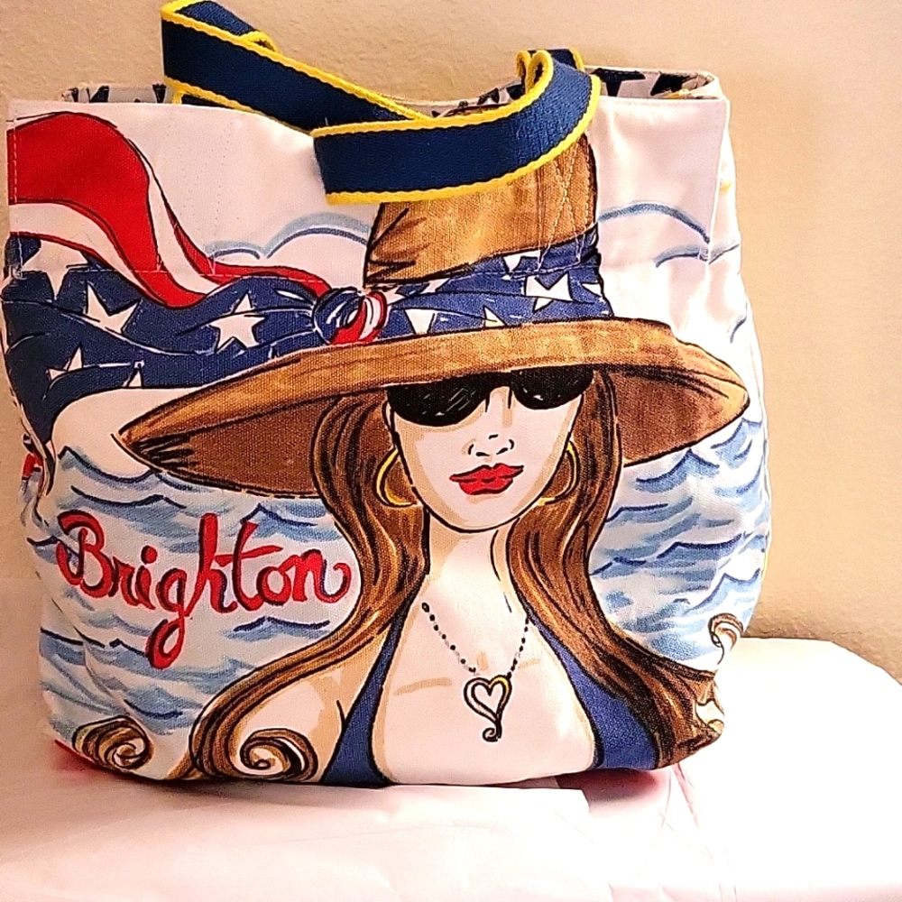 Vintage Brighton "Chic Ahoy" Tote